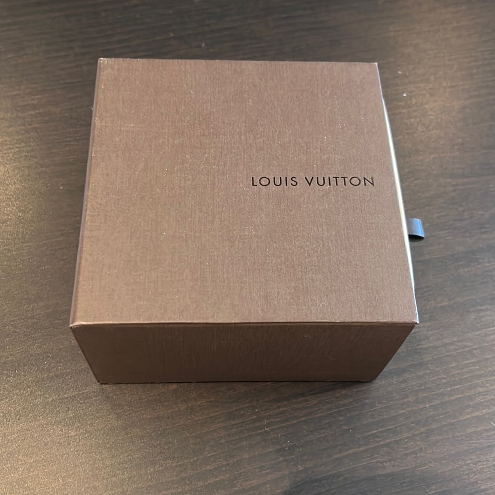 Louis Vuitton brown slide box thick material for belt or accessories